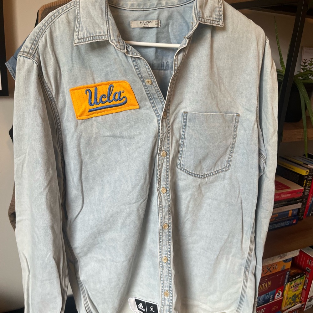 Mango UCLA Denim Shirt